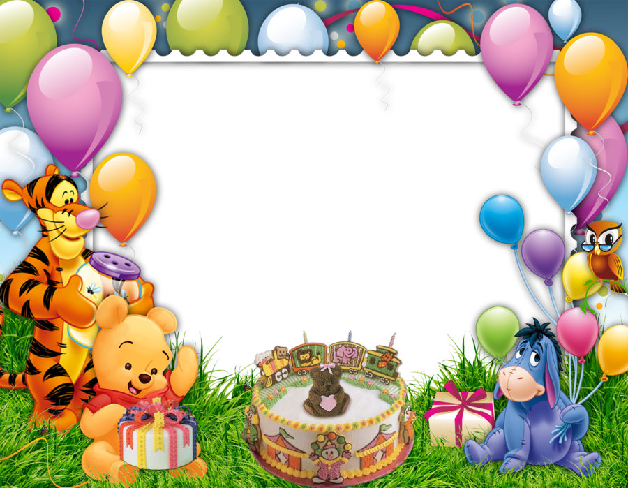 Fancy Birthday Collage Frame Transparent Free PNG