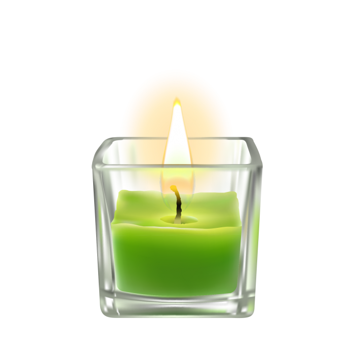 Glass Candles PNG HD Quality