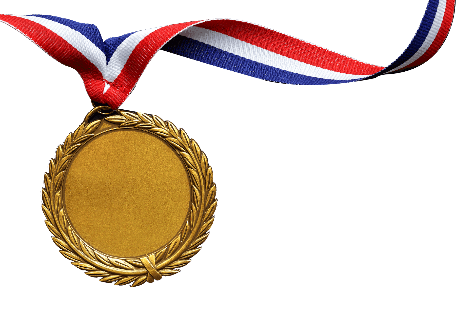 Gold Fondo de Clipart de la medalla PNG