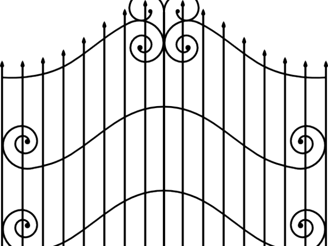 Graveyard Cemetery Gates PNG HD Quality