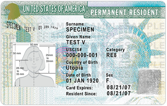 Green Card Transparent Background