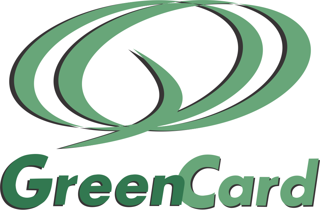 Green Card Vector PNG HD Quality