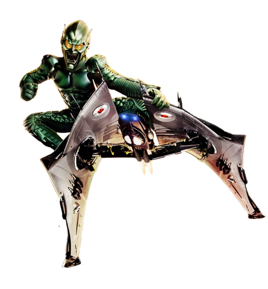 Green Goblin Face PNG HD Quality