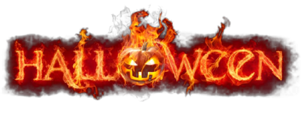 Halloween Text PNG HD Quality
