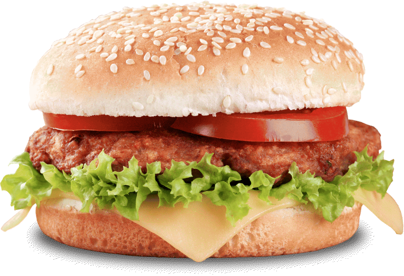 Hamburger PNG Clipart Background
