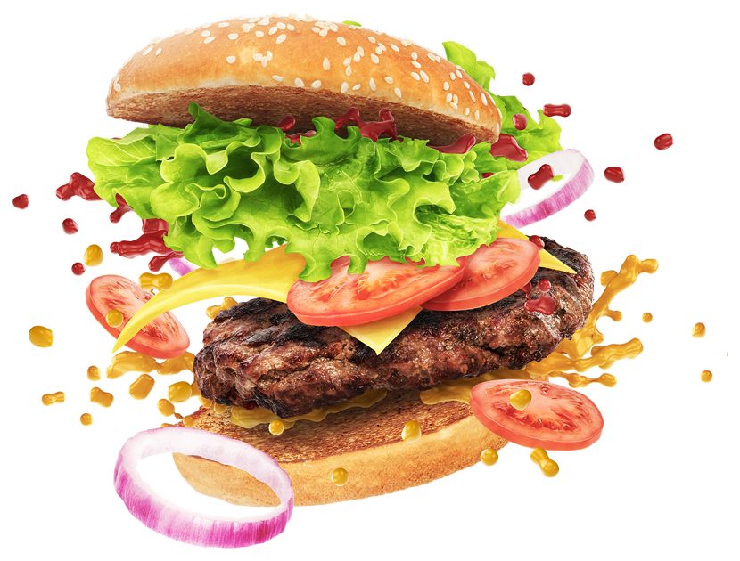 Hamburger Sandwich Background PNG Image