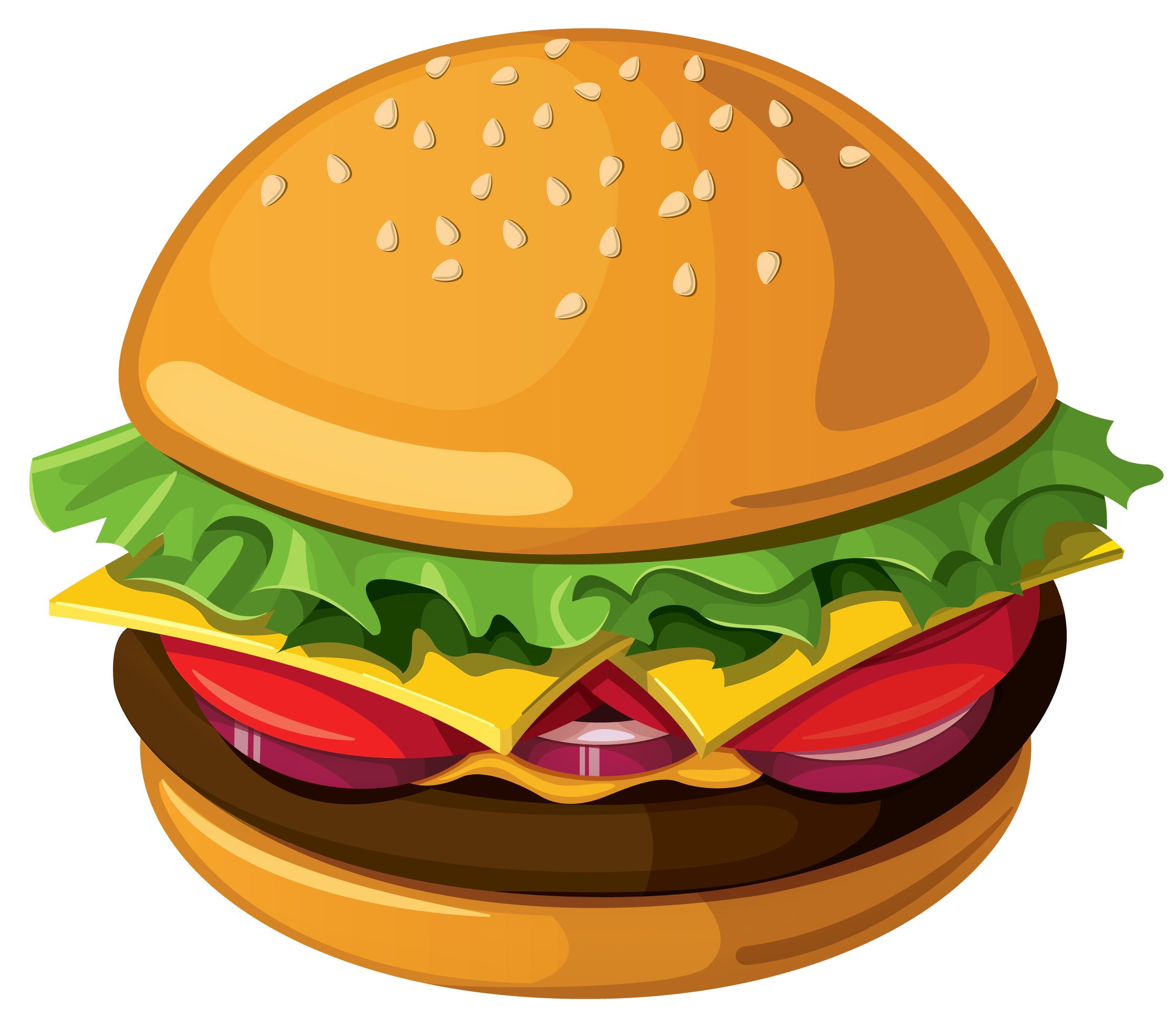 Hamburger Sandwich Transparent PNG