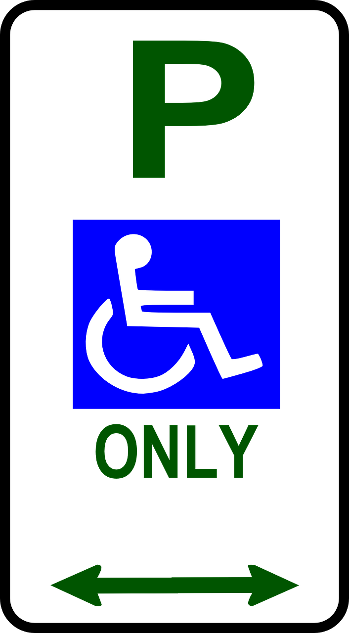 Handicapped Reserved Parking Sign Transparent PNG