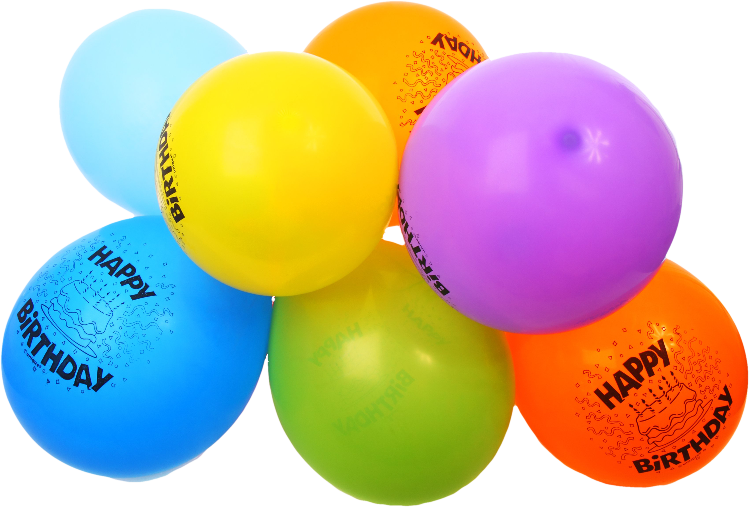 Happy Birthday Balloons Transparent PNG