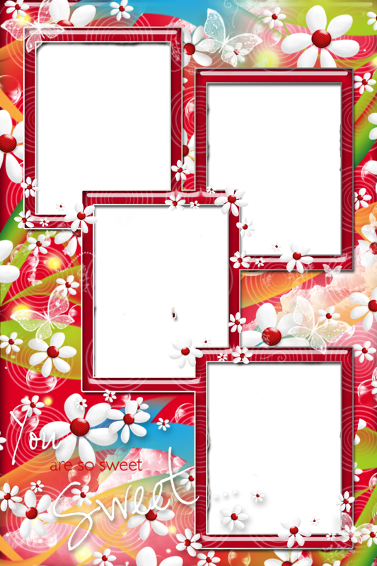 Happy Birthday Collage Frame PNG HD Quality