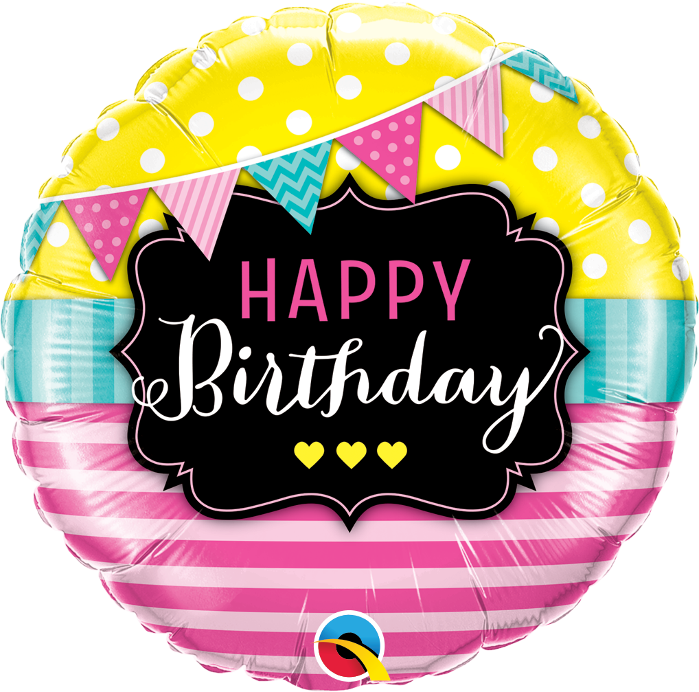 Happy Birthday Foil Balloon PNG Images HD