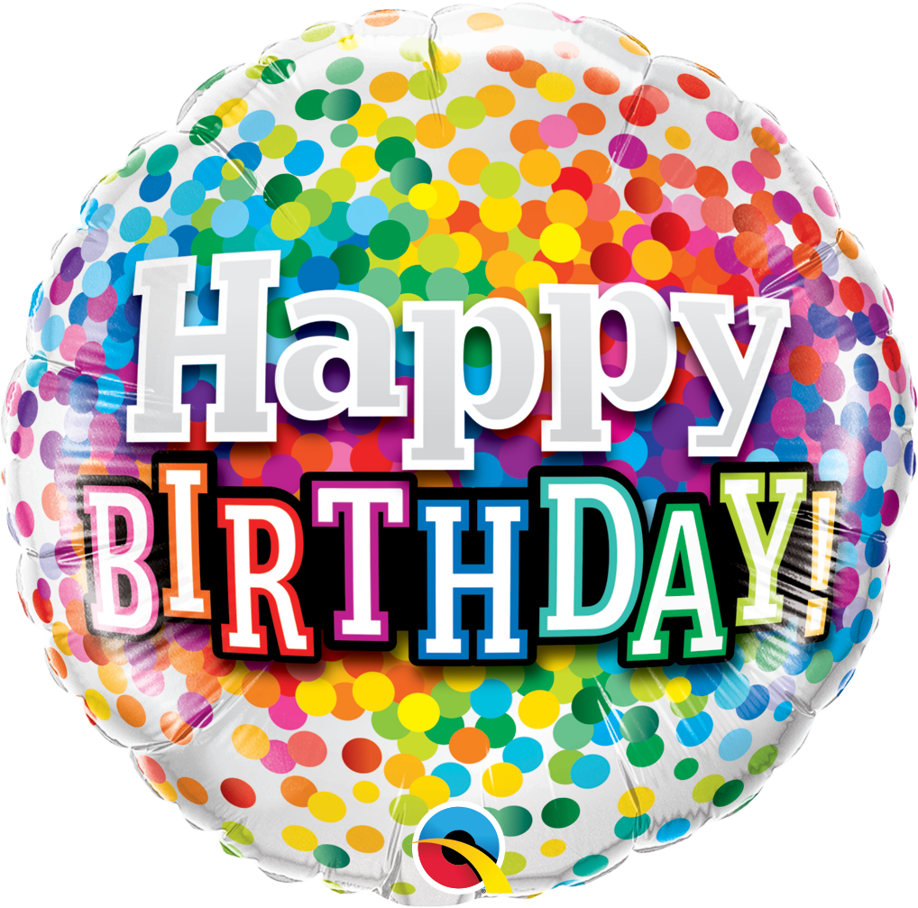 Happy Birthday Foil Balloon PNG Pic Background