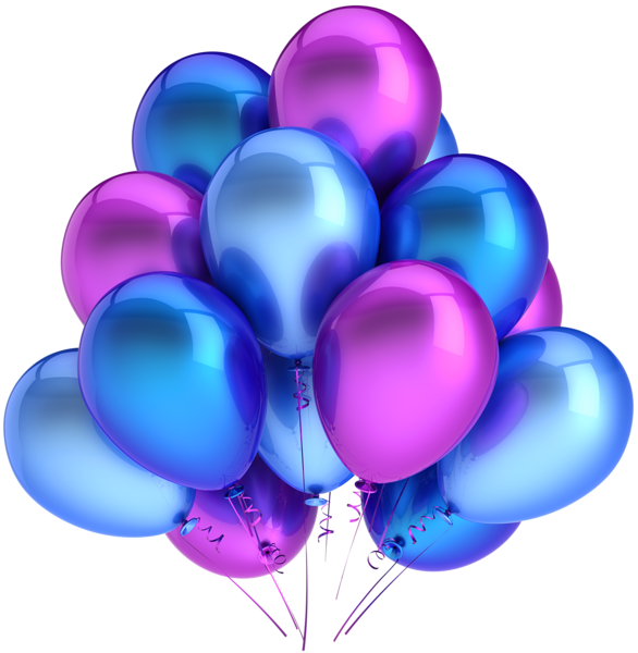 Happy Birthday Foil Balloon Pink Transparent PNG