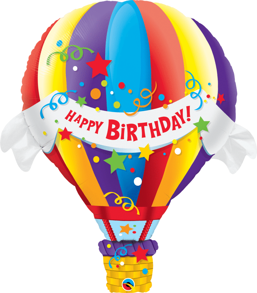 Happy Birthday Foil Balloon Transparent Free PNG