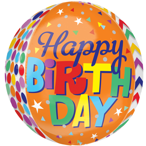 Happy Birthday Foil Balloon Transparent Image