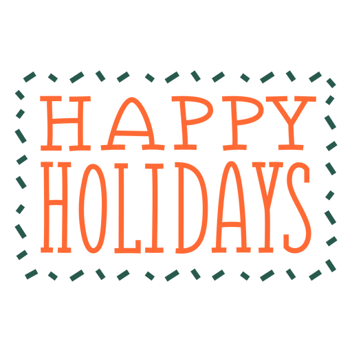 Happy Holidays Background PNG Image