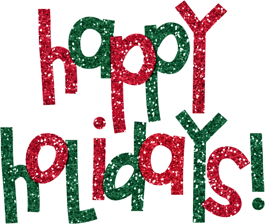 Happy Holidays PNG Background