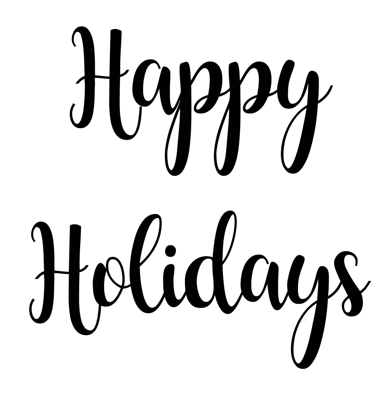 Happy Holidays PNG Clipart Background