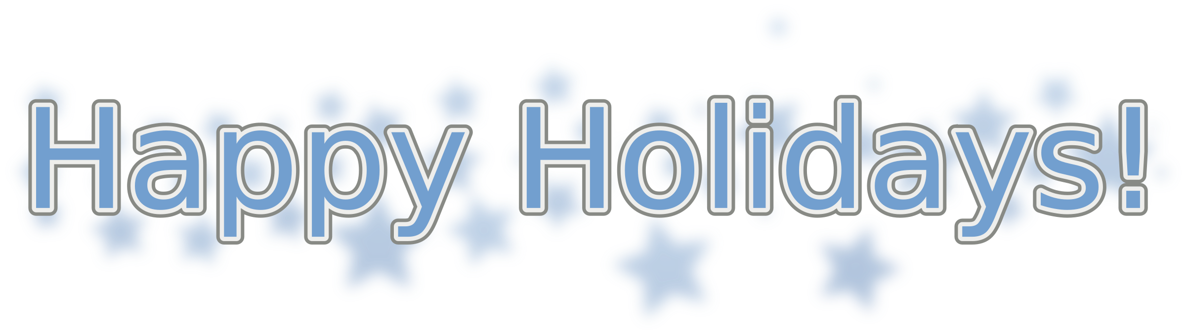 Happy Holidays PNG HD Quality