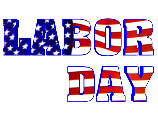 Happy Labor Day Text PNG HD Quality