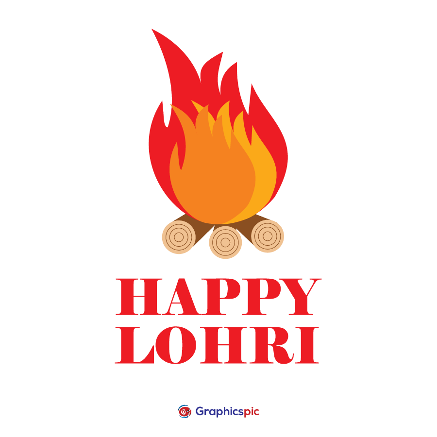 Happy Lohri Transparent Background