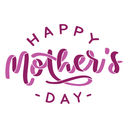 Happy Mothers Day Text PNG Images HD