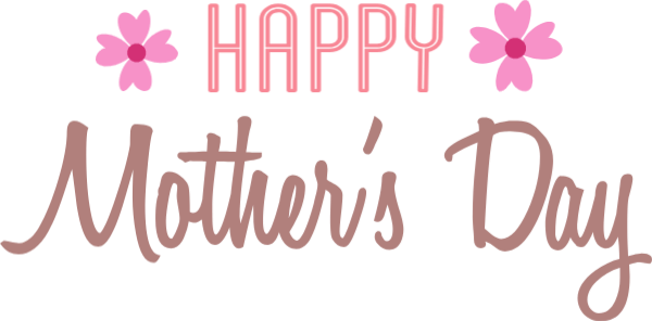 Happy Mothers Day Text PNG Photos