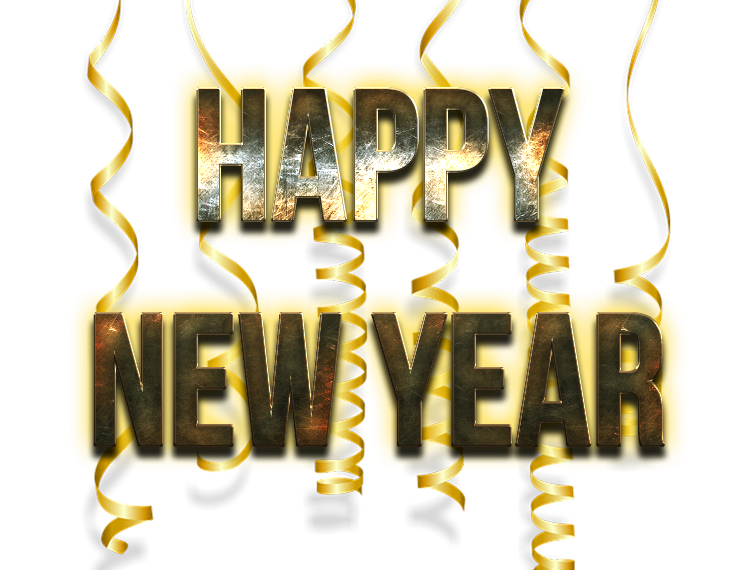 Happy New Year Background PNG Image
