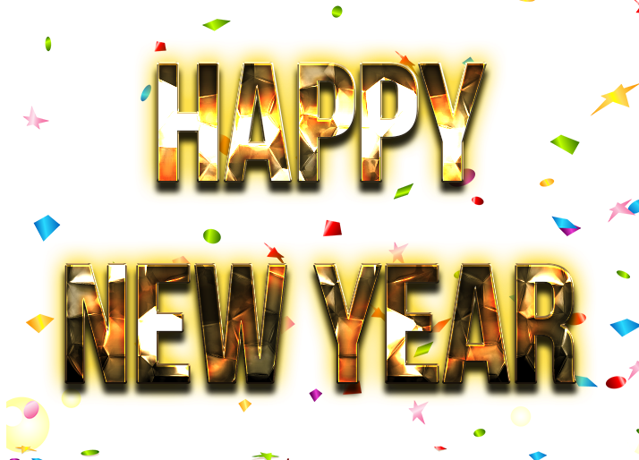 Happy New Year PNG HD Quality