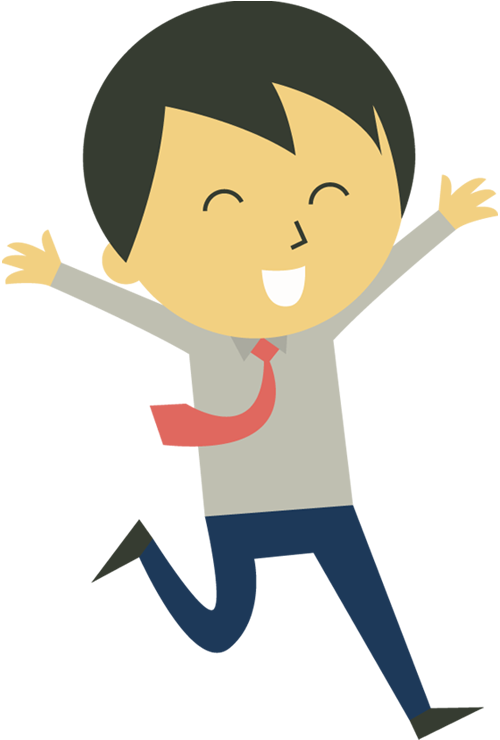 Happy Person Vector Transparent Free PNG
