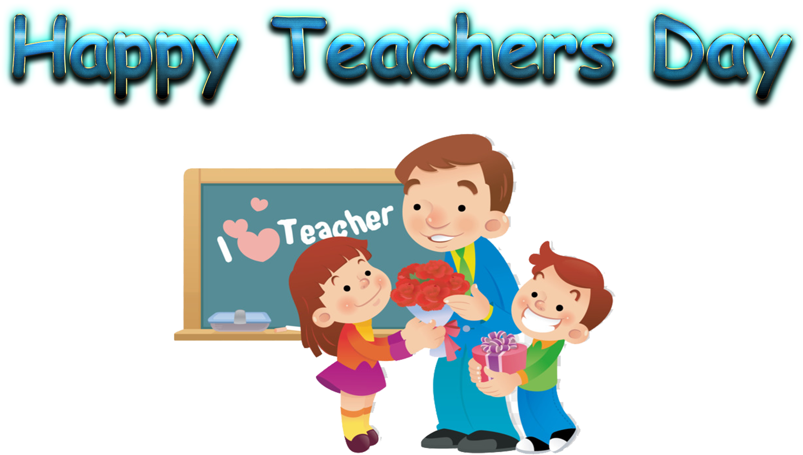 Happy Teachers Day PNG Free File Download