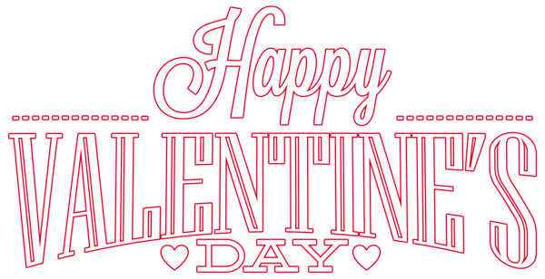 Happy Valentines Day Celebration Background PNG Image