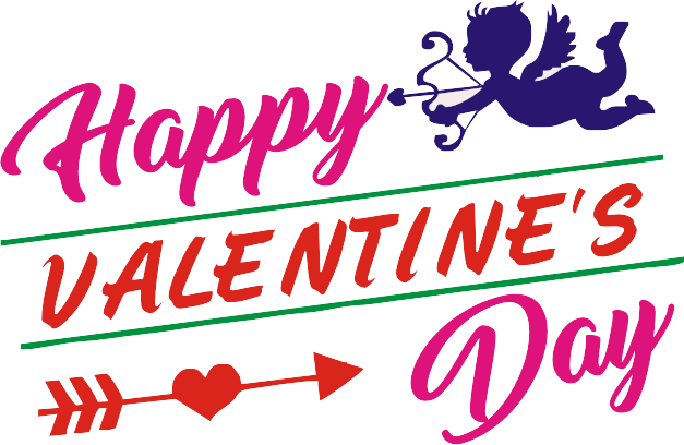 Happy Valentines Day Celebration PNG Clipart Background