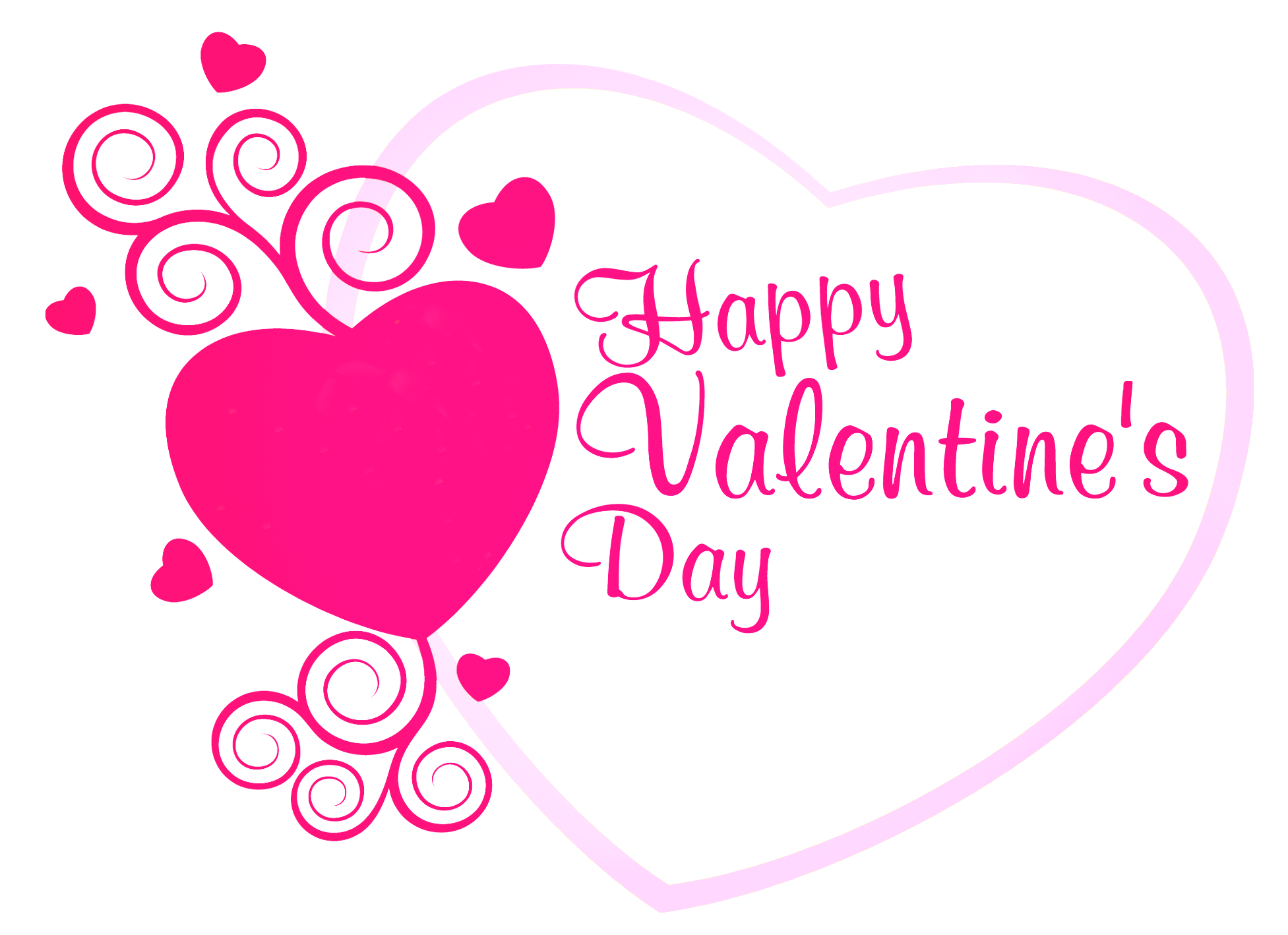Happy Valentines Day Word PNG Photos