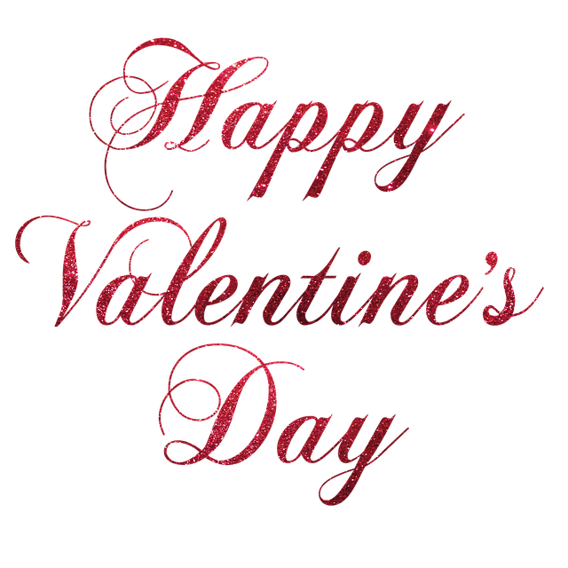 Happy Valentines Day Word Transparent Images