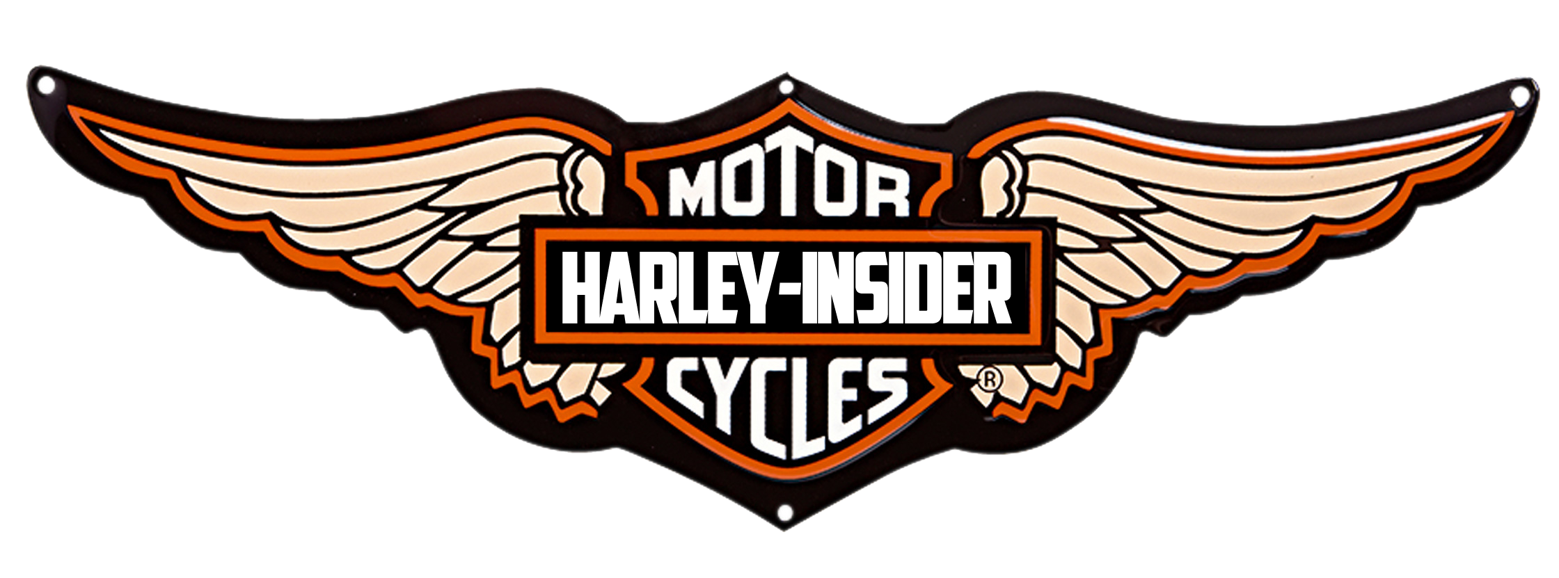 Harley Davidson Logo Background PNG Image