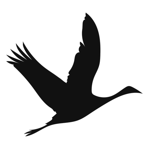 Heron Silhouette PNG HD Quality