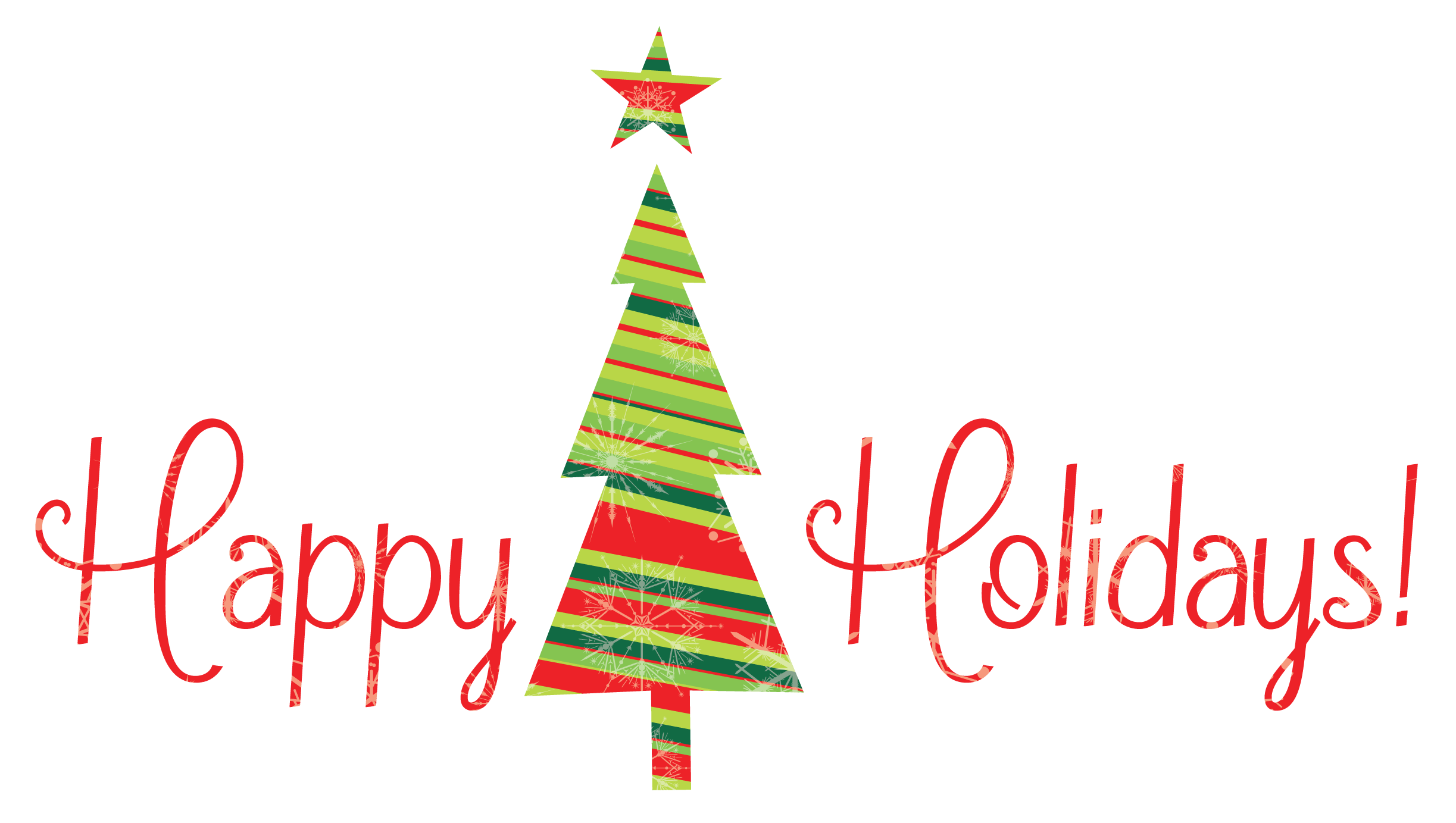 Holidays Text PNG Clipart Background