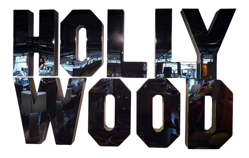Hollywood Sign Background PNG Image