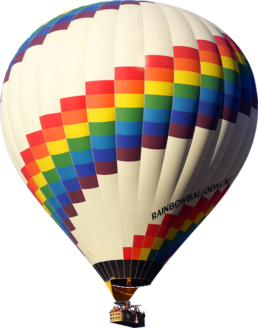 Hot Air Balloon PNG Background