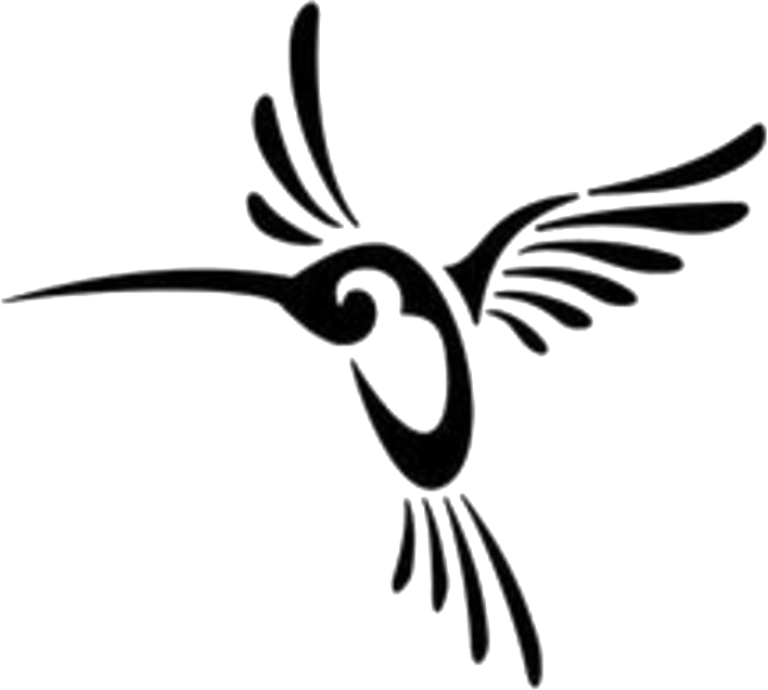 Hummingbird Tattoos Silhouette PNG Clipart Background
