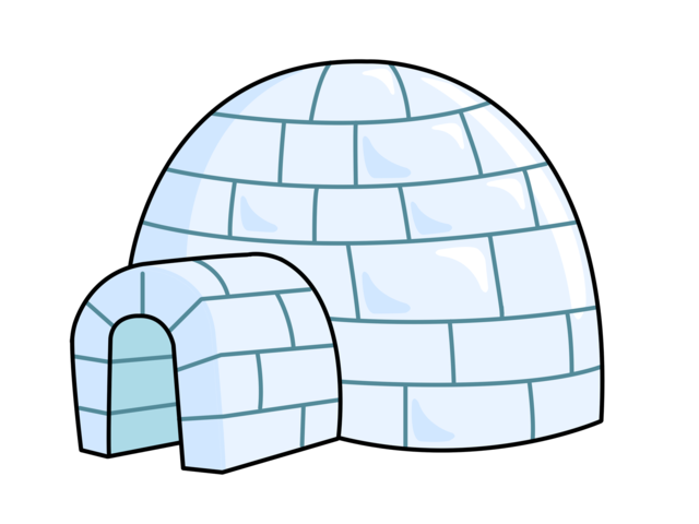 Igloo Vector PNG Images HD