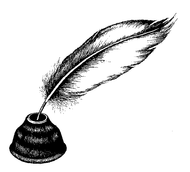 Ink Pot Inkwell PNG Clipart Background