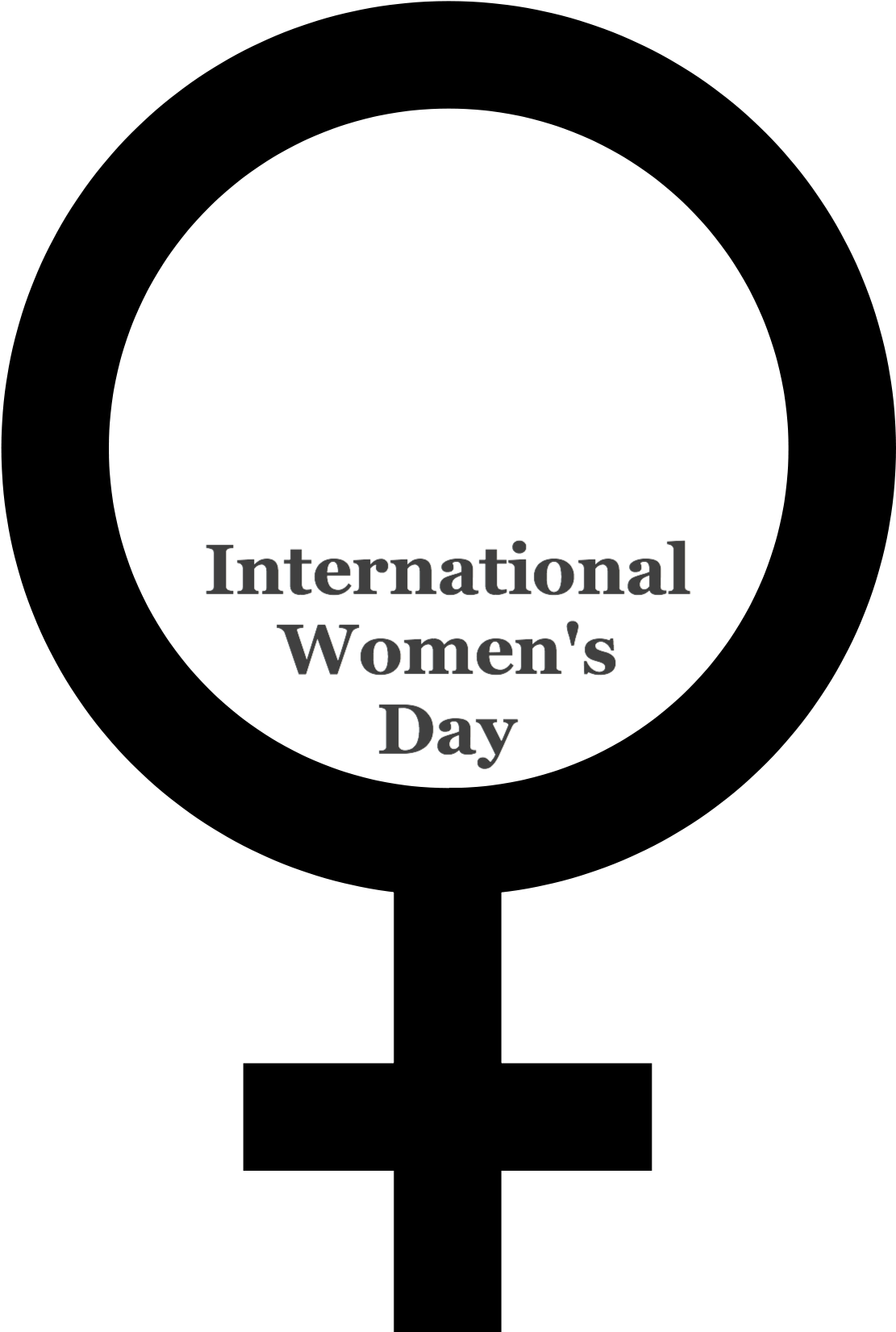 International Womens Day Logo PNG Clipart Background