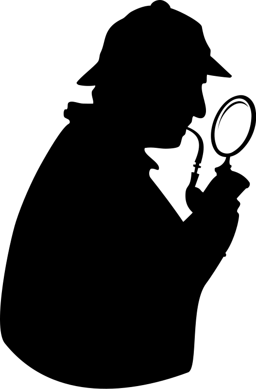 Investigation Silhouette Background PNG Image