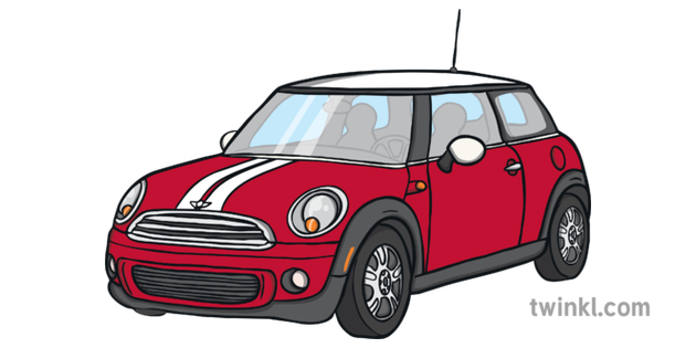 Mini Cooper Red Car Transparent Images