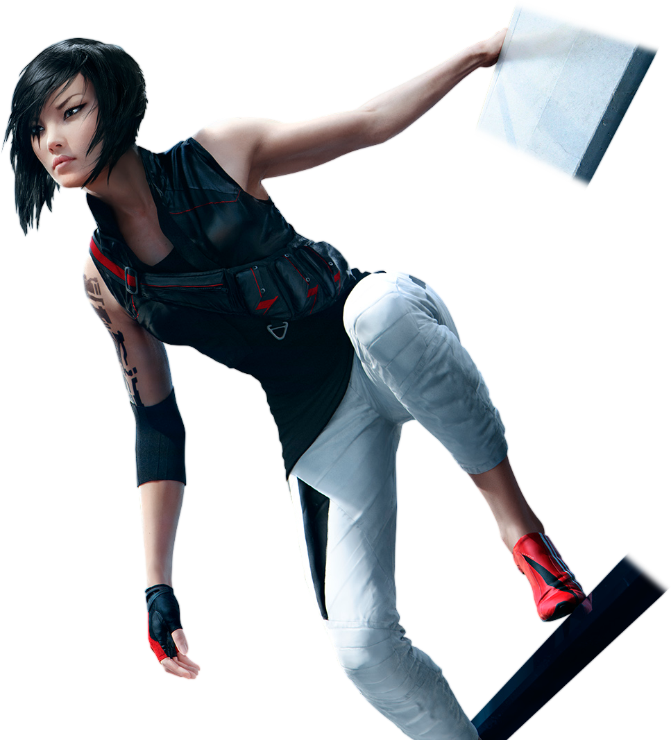 Mirrors Edge Character PNG Clipart Background