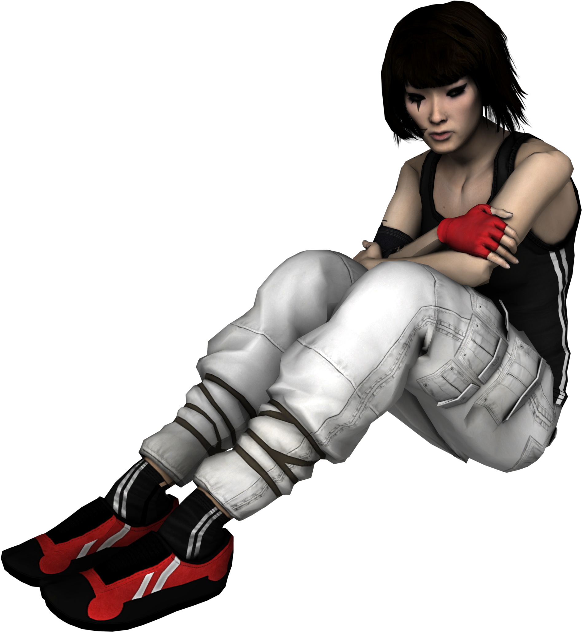 Mirrors Edge Character Transparent Background