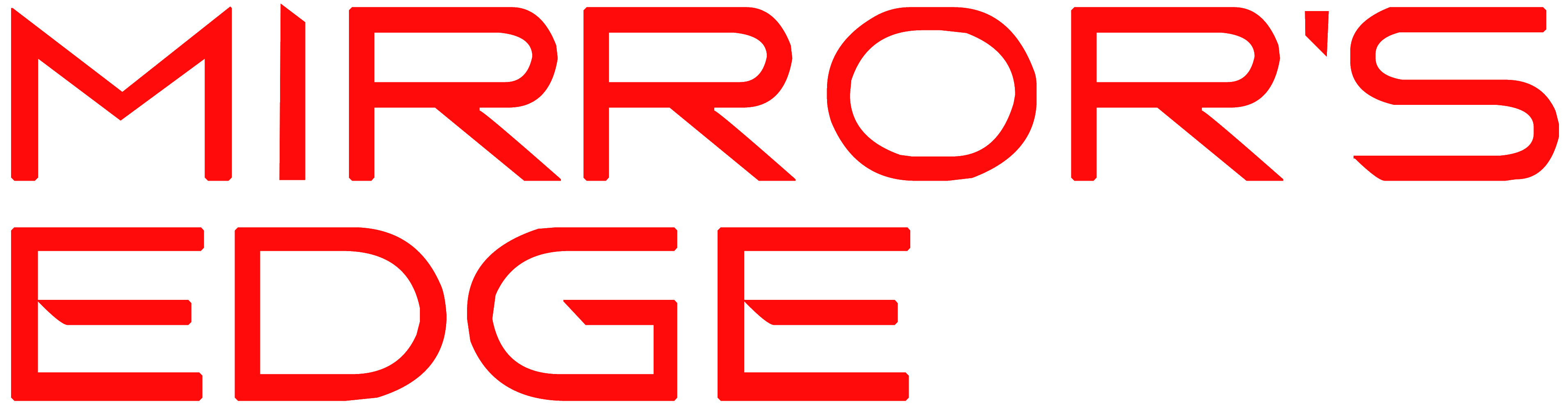 Mirrors Edge Logo Transparent File