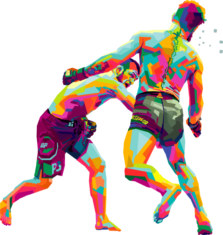Mixed Martial Arts MMA Fight PNG HD Quality